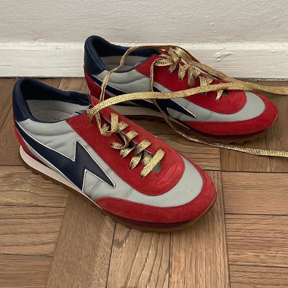 Marc Jacobs lightening bolt sneaker size 36 not worn vintage